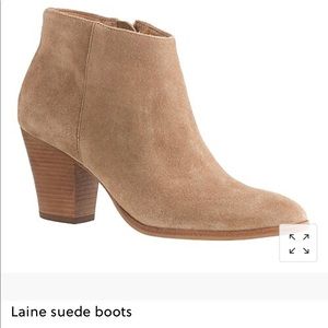 J crew Laine suede ankle boots